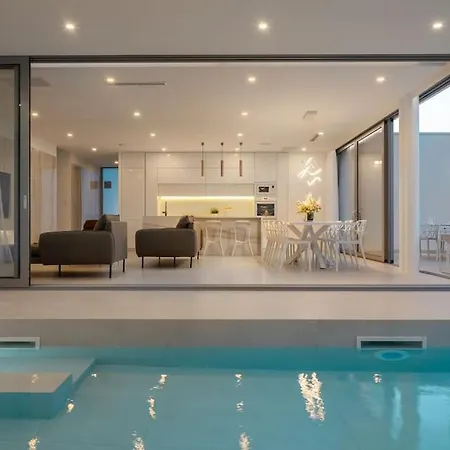 Luxury White Palace With Heated Pool